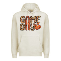 Oatmeal Heather game day basketball Premium Hoodie - MaliasSmallBusiness
