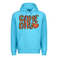 Ocean Blue game day basketball Premium Hoodie - MaliasSmallBusiness