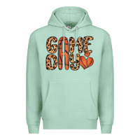 Seafoam game day basketball Premium Hoodie - MaliasSmallBusiness