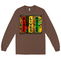 Chestnut black lives matter tumbler Long Sleeve Tee - HRA Design Shop
