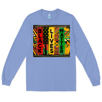 Colony Blue black lives matter tumbler Long Sleeve Tee - HRA Design Shop