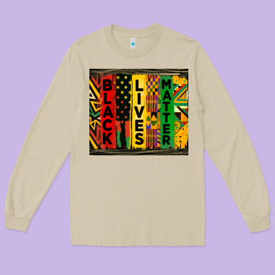 Black Lives Matter Tumbler Long Sleeve Tee Designed By Hra Design Shop