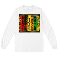 White black lives matter tumbler Long Sleeve Tee - HRA Design Shop
