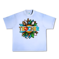 Grape Ice teacher sunflower tbw Urban Heavy Tee - texasbilliewilder