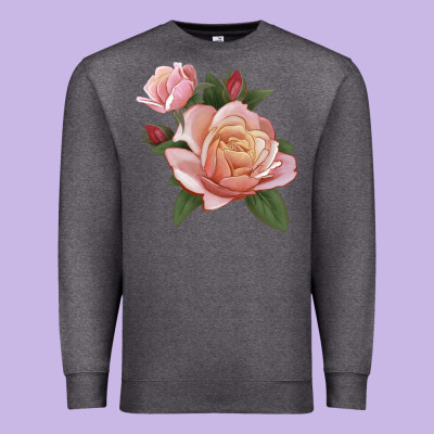State Of Grace Rose Premium Sweatshirt Designed By Lillyallendesigns