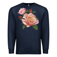 Navy State Of Grace Rose Premium Sweatshirt - LillyAllenDesigns