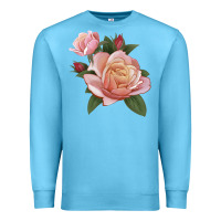 Ocean Blue State Of Grace Rose Premium Sweatshirt - LillyAllenDesigns
