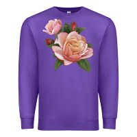 Purple State Of Grace Rose Premium Sweatshirt - LillyAllenDesigns