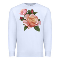 White State Of Grace Rose Premium Sweatshirt - LillyAllenDesigns