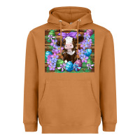 Meerkat easter cow eggs flowers daisys Heavyweight Hoodie - Artiststas