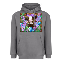 Storm easter cow eggs flowers daisys Heavyweight Hoodie - Artiststas