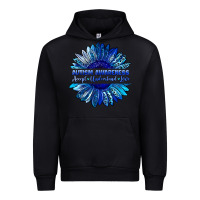Black autism awareness accept understand love blue Urban Hoodie - LillyAllenDesigns