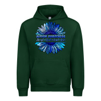 Forest Green autism awareness accept understand love blue Urban Hoodie - LillyAllenDesigns