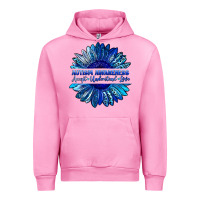 Fuchsia Pink autism awareness accept understand love blue Urban Hoodie - LillyAllenDesigns