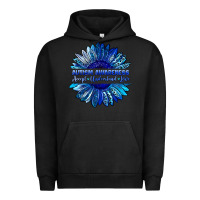 Pigment Black autism awareness accept understand love blue Urban Hoodie - LillyAllenDesigns