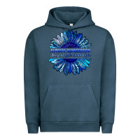 Pigment Midnight Navy autism awareness accept understand love blue Urban Hoodie - LillyAllenDesigns