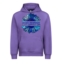 Tulip autism awareness accept understand love blue Urban Hoodie - LillyAllenDesigns
