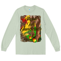 Matcha steppin'  into juneteenth Long Sleeve Tee - HRA Design Shop