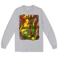 Moon Dust steppin'  into juneteenth Long Sleeve Tee - HRA Design Shop