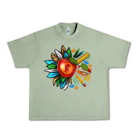 Oil Green teacher sunflower Urban Heavy Tee - texasbilliewilder