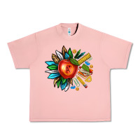 Salmon teacher sunflower Urban Heavy Tee - texasbilliewilder