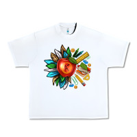 White teacher sunflower Urban Heavy Tee - texasbilliewilder