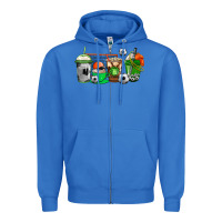 True Royal soccer coffee cups Zipper Hoodie - AdoDesignShop