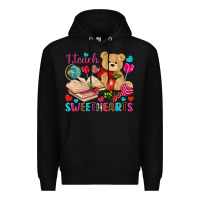 Black i teach sweethearts Premium Hoodie - NancyCooperArtShop