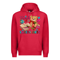 Cardinal i teach sweethearts Premium Hoodie - NancyCooperArtShop
