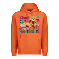 Carrot i teach sweethearts Premium Hoodie - NancyCooperArtShop