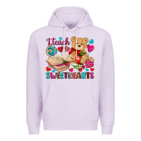 Lilac i teach sweethearts Premium Hoodie - NancyCooperArtShop