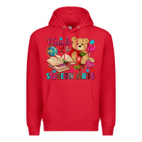 Red i teach sweethearts Premium Hoodie - NancyCooperArtShop