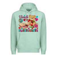 Seafoam i teach sweethearts Premium Hoodie - NancyCooperArtShop