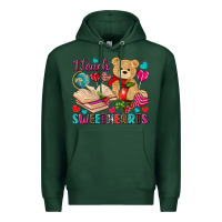 Sports Green i teach sweethearts Premium Hoodie - NancyCooperArtShop