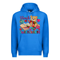True Royal i teach sweethearts Premium Hoodie - NancyCooperArtShop