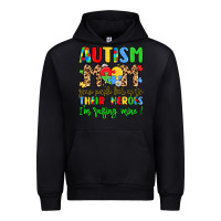 Black autism mom some people look up to their heroes Urban Hoodie - LillyAllenDesigns