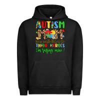 Pigment Black autism mom some people look up to their heroes Urban Hoodie - LillyAllenDesigns