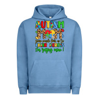 Pigment Pebble Blue autism mom some people look up to their heroes Urban Hoodie - LillyAllenDesigns