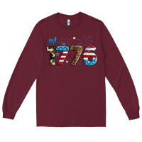 Burgundy Est. 1776 Long Sleeve Tee - Neo Western