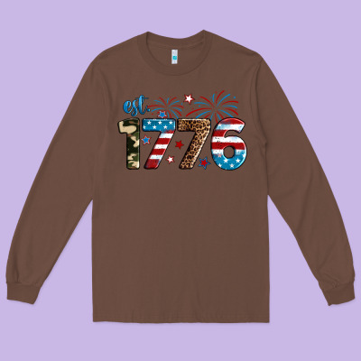 Est. 1776 Long Sleeve Tee Designed By Neo Western