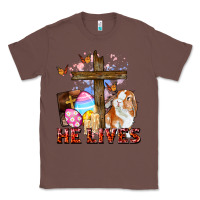 Chestnut He lives Easter Day Classic Tee - CowGirlArtShop