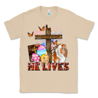 Mushroom He lives Easter Day Classic Tee - CowGirlArtShop