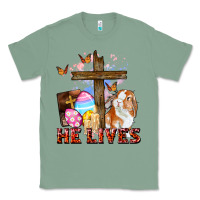 Sage He lives Easter Day Classic Tee - CowGirlArtShop