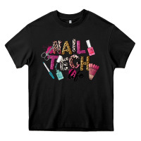 Black Nail Tech Life Heavy Core Tee - LillyAllenDesigns