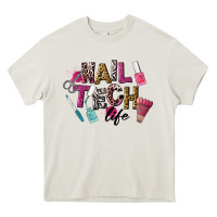 Cream Nail Tech Life Heavy Core Tee - LillyAllenDesigns