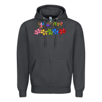 Smoke you are loved autism Zipper Hoodie - JahusDesignShop