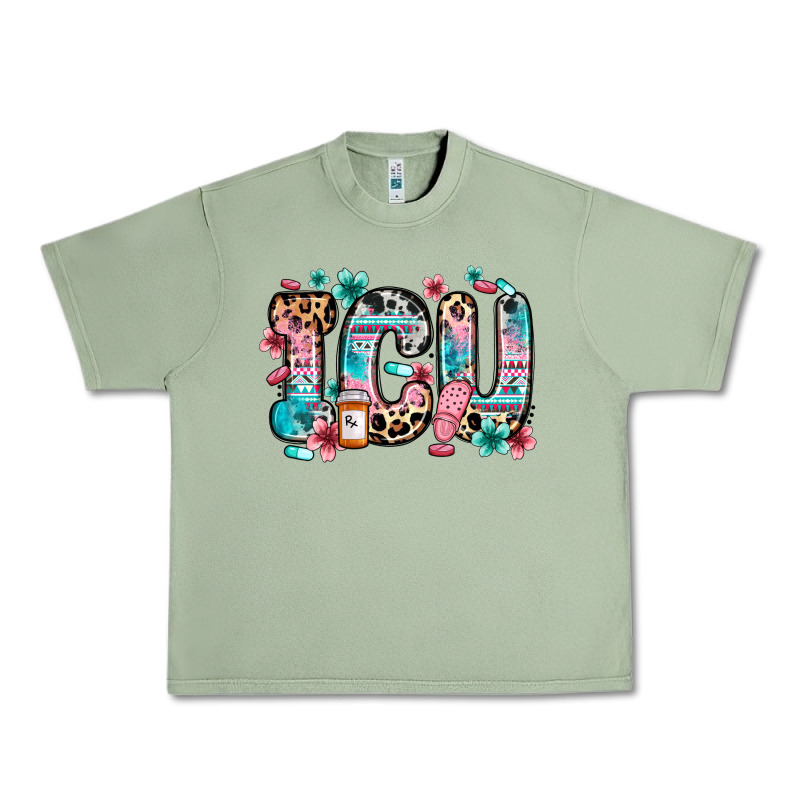 Icu Intensive Care Unit Urban Heavy Tee by Zillion Design Studio | Teevron