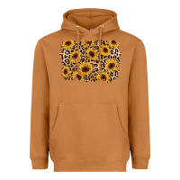 Meerkat sunflower leopard background Heavyweight Hoodie - AdoDesignShop