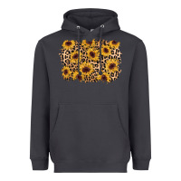 Smoke sunflower leopard background Heavyweight Hoodie - AdoDesignShop