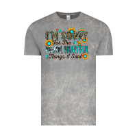 Cloud Rock i'm sorry for the mean hurtful things i said Vintage Tee - Zillion Design Studio